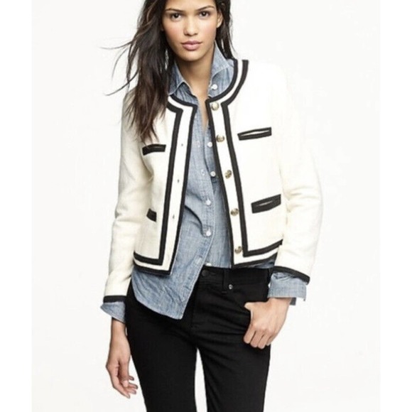 J. Crew Jackets & Blazers - J Crew Fanfare Jacket In Felted Wool Women’s Size 6